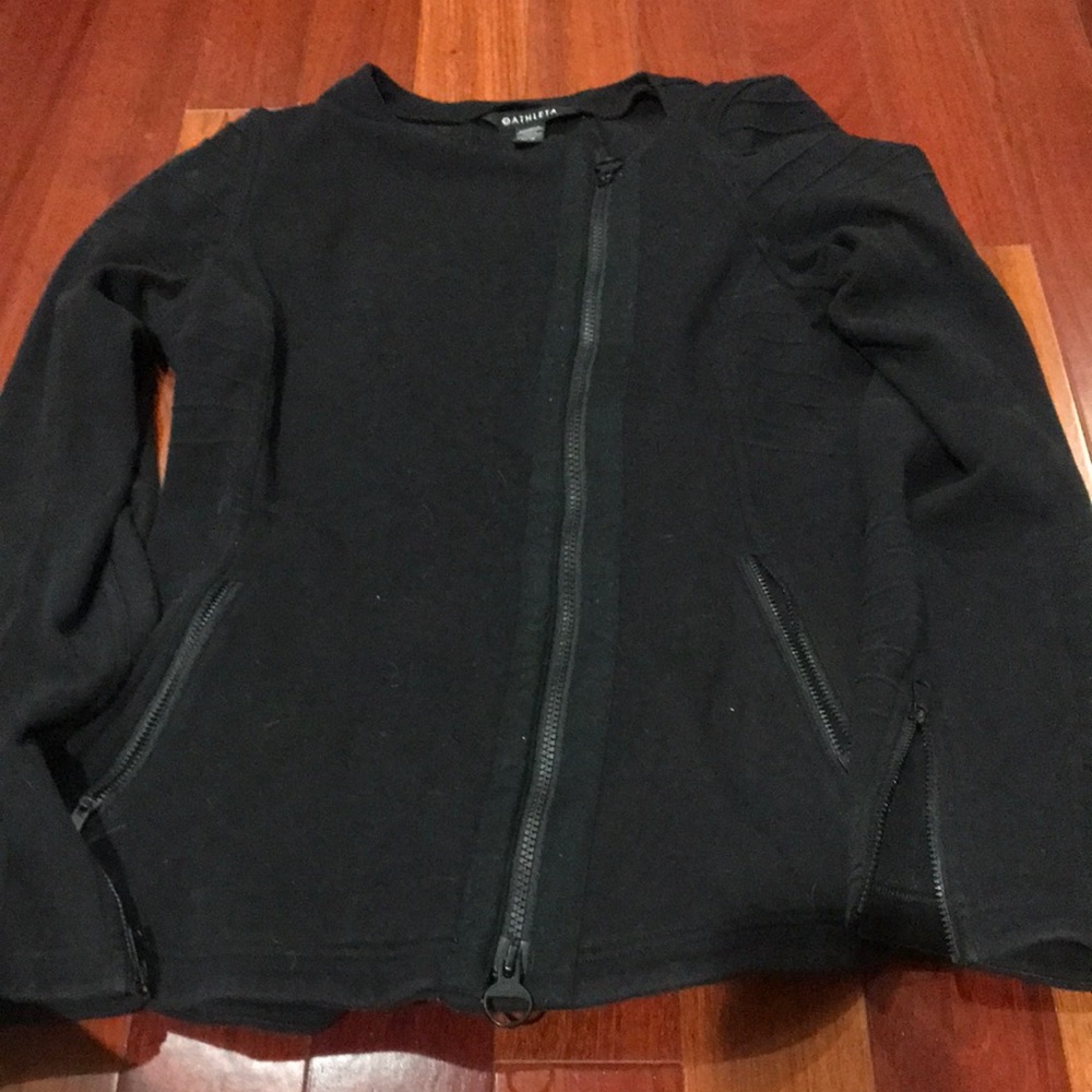 GAP Black Zip-Front Jacket